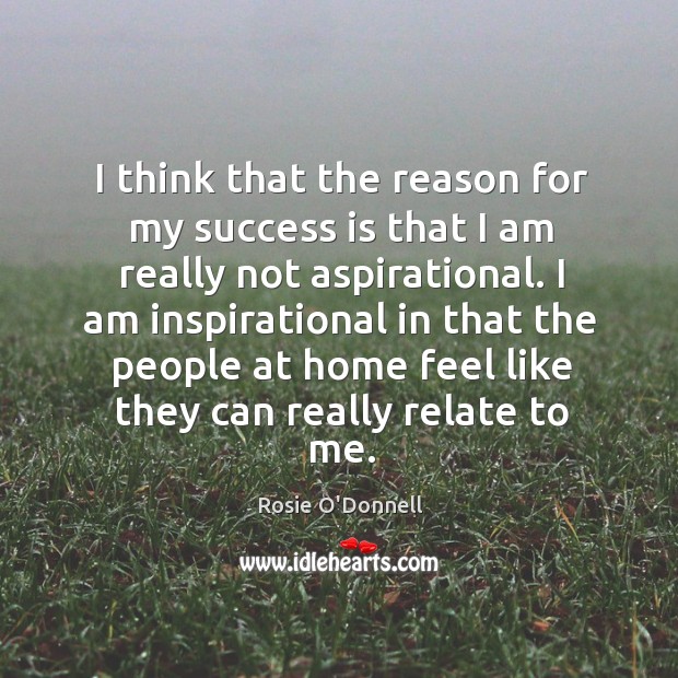 I think that the reason for my success is that I am Success Quotes Image