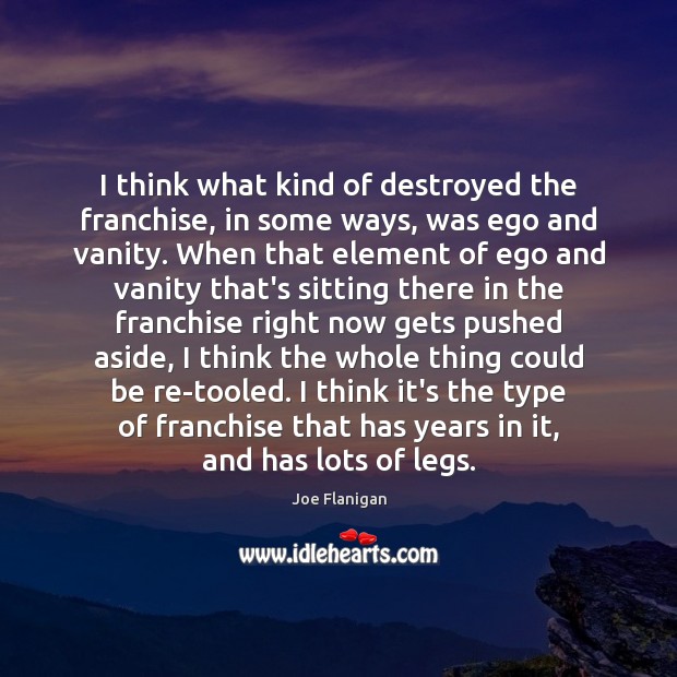 I think what kind of destroyed the franchise, in some ways, was Image