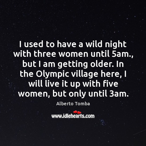 I used to have a wild night with three women until 5am., Image