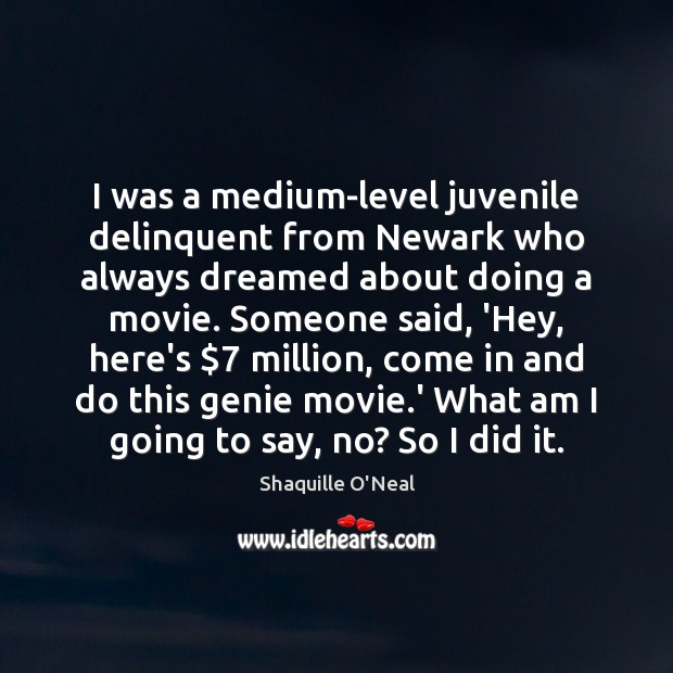 I was a medium-level juvenile delinquent from Newark who always dreamed about Image
