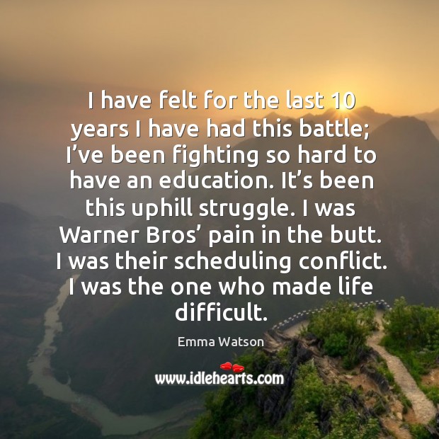 I was their scheduling conflict. I was the one who made life difficult. Image