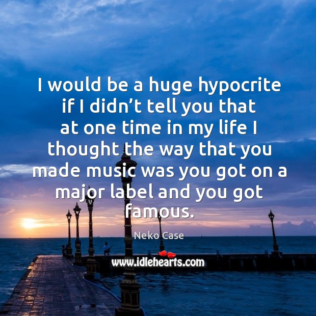 I would be a huge hypocrite if I didn’t tell you that at one time in my life I thought the Image
