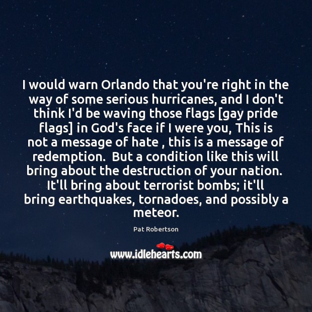 I would warn Orlando that you’re right in the way of some Image