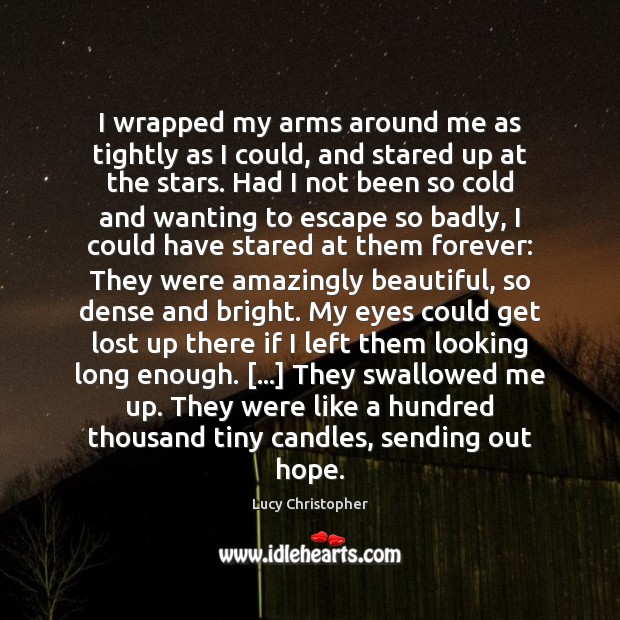 I wrapped my arms around me as tightly as I could, and Image