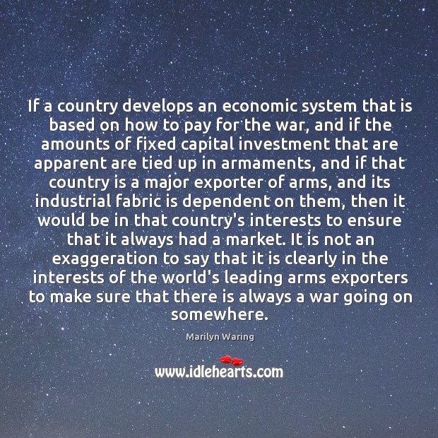 If a country develops an economic system that is based on how Image