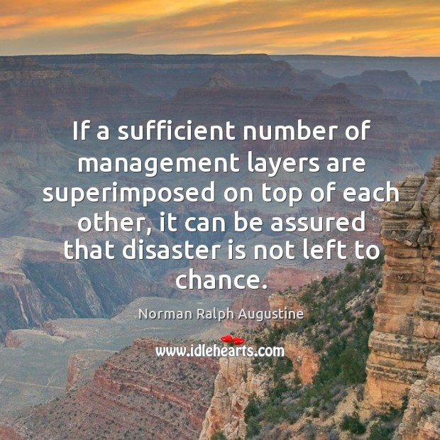 If a sufficient number of management layers are superimposed on top of each other Image
