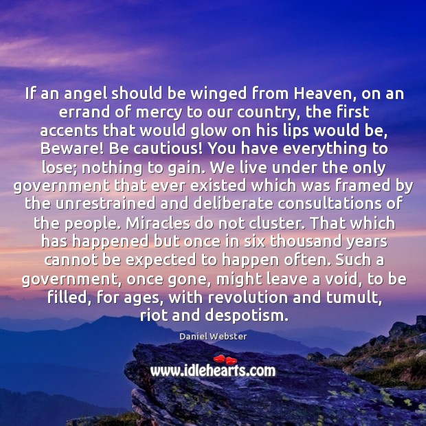 If an angel should be winged from Heaven, on an errand of Image