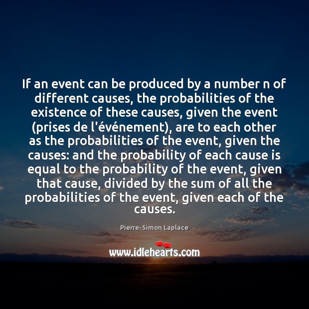 If an event can be produced by a number n of different Image