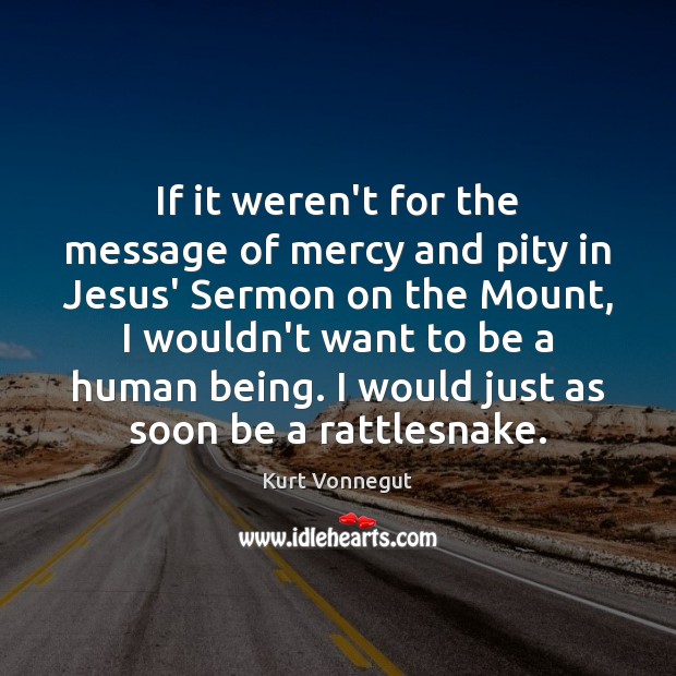 If it weren’t for the message of mercy and pity in Jesus’ Image