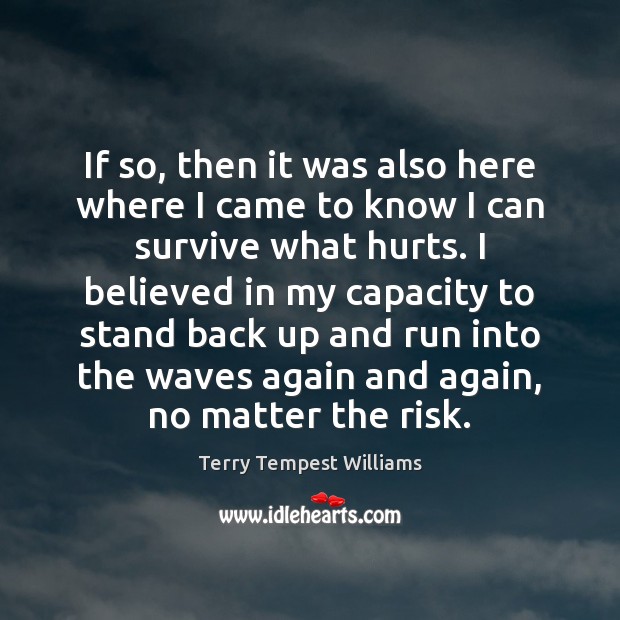 If so, then it was also here where I came to know Terry Tempest Williams Picture Quote