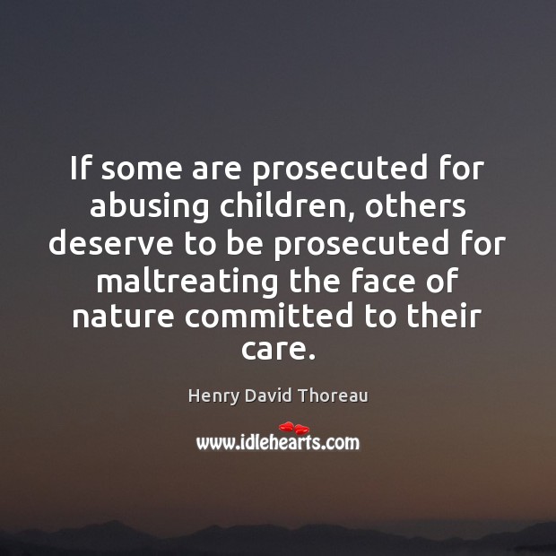 If some are prosecuted for abusing children, others deserve to be prosecuted Image