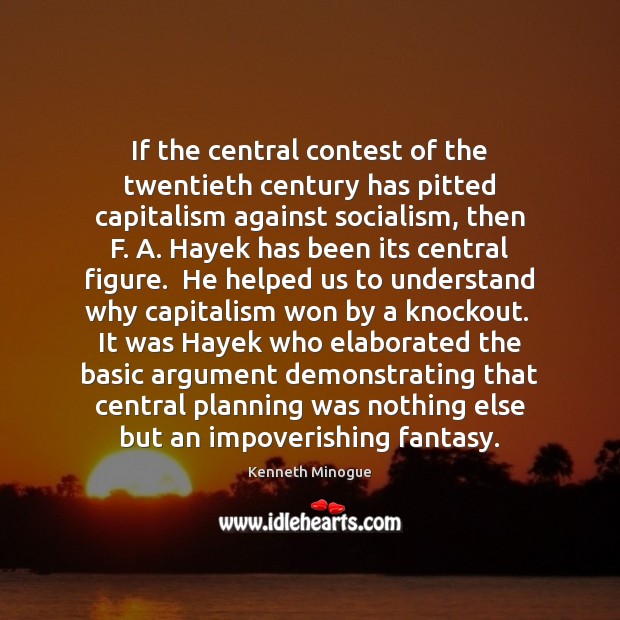 If the central contest of the twentieth century has pitted capitalism against Image