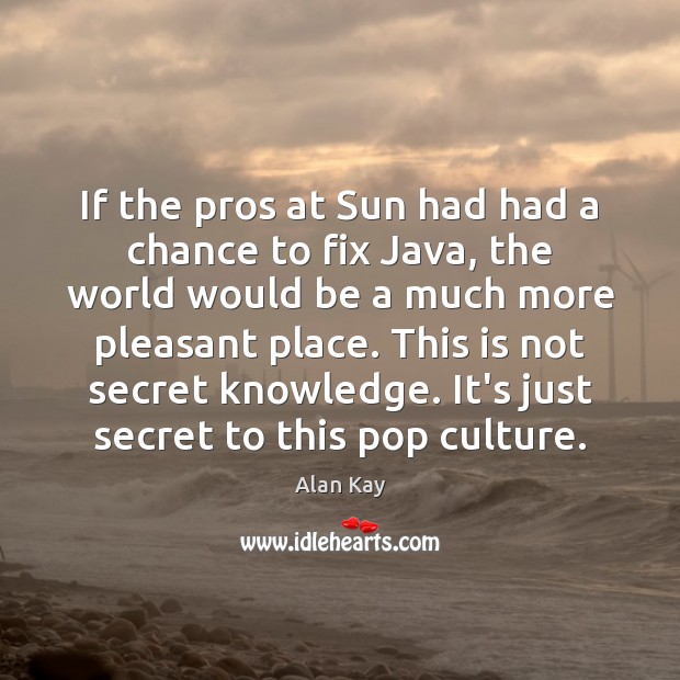 If the pros at Sun had had a chance to fix Java, Image