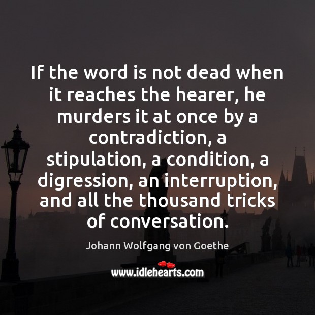 If the word is not dead when it reaches the hearer, he Image
