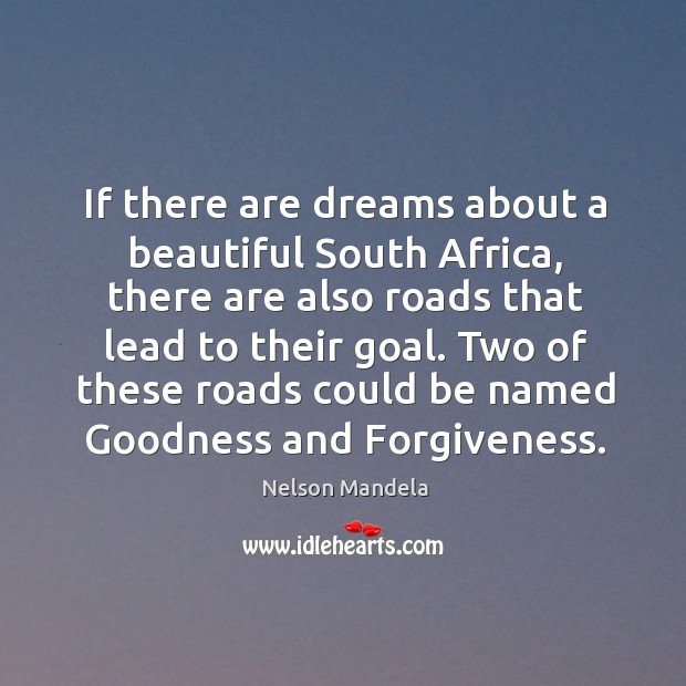 If there are dreams about a beautiful south africa, there are also roads that lead to their goal. Image