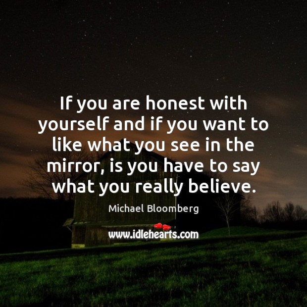 If you are honest with yourself and if you want to like Image