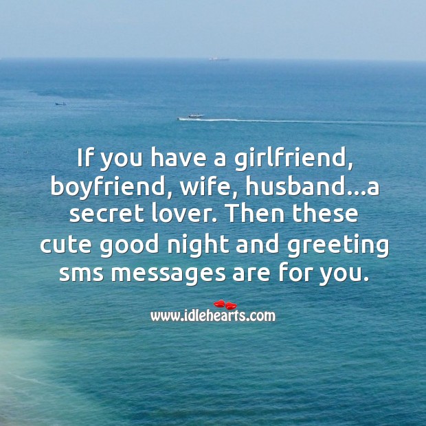 If you have a girlfriend Good Night Quotes Image