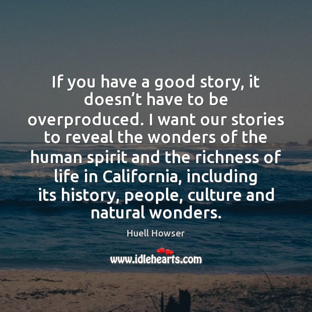 If you have a good story, it doesn’t have to be Image