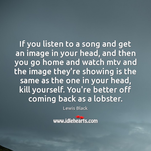 If you listen to a song and get an image in your Image