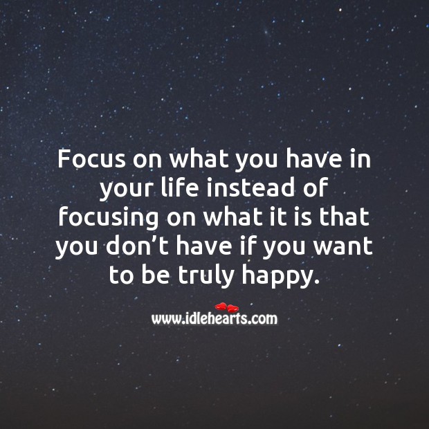 If you want to be truly happy. Motivational Quotes Image