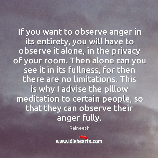 If you want to observe anger in its entirety, you will have Image
