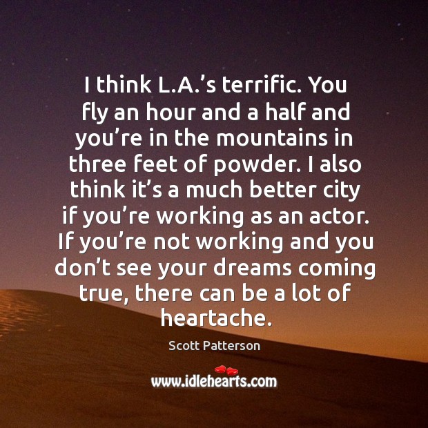If you’re not working and you don’t see your dreams coming true, there can be a lot of heartache. Image