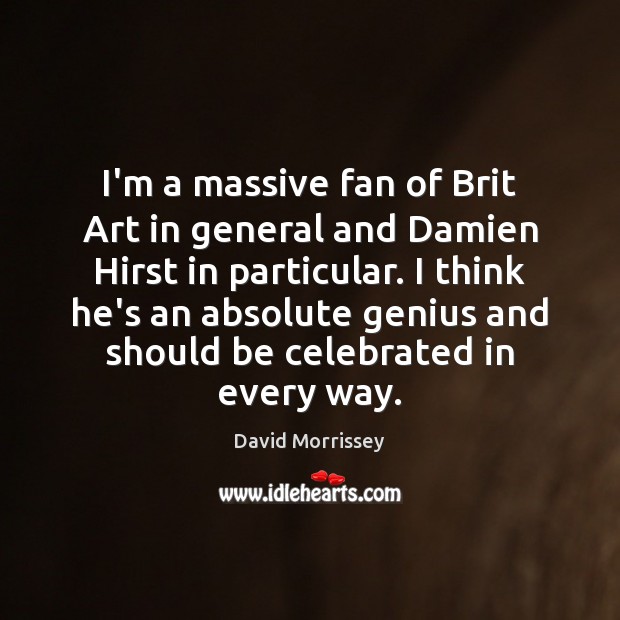I’m a massive fan of Brit Art in general and Damien Hirst Image
