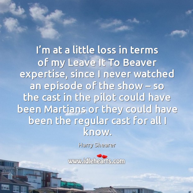 I’m at a little loss in terms of my leave it to beaver expertise, since I never watched Image