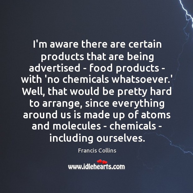 I’m aware there are certain products that are being advertised – food Image