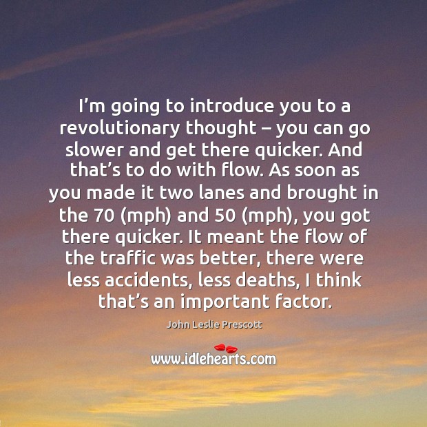 I’m going to introduce you to a revolutionary thought – you can go slower and get there quicker. Image