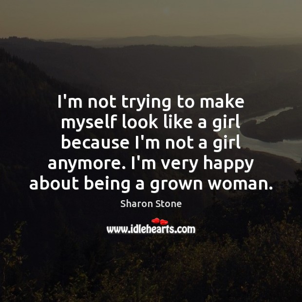 I’m not trying to make myself look like a girl because I’m Image
