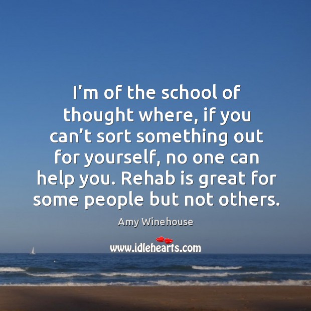 I’m of the school of thought where, if you can’t sort something out for yourself Image