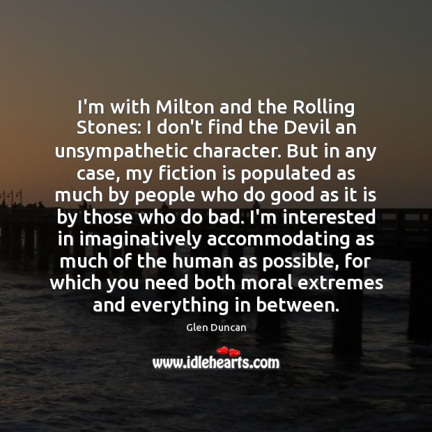 I’m with Milton and the Rolling Stones: I don’t find the Devil Image