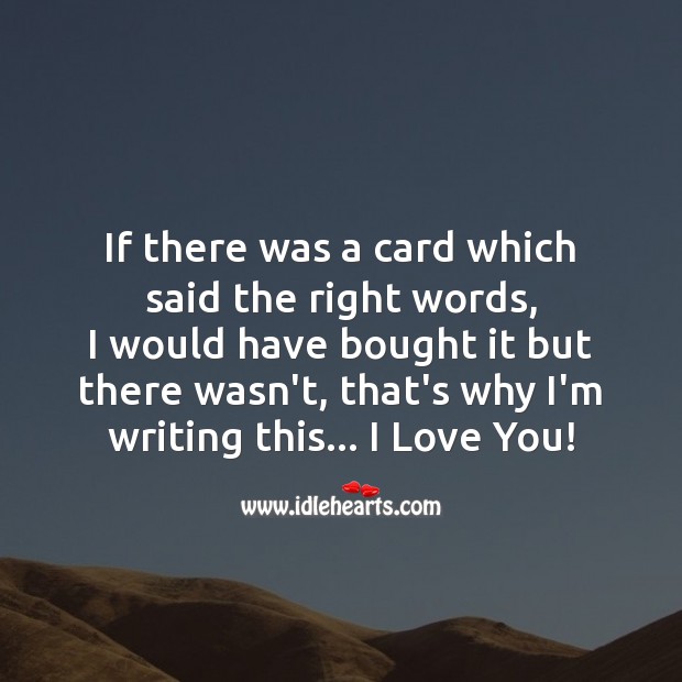 I’m writing this… I love you! Romantic Messages Image