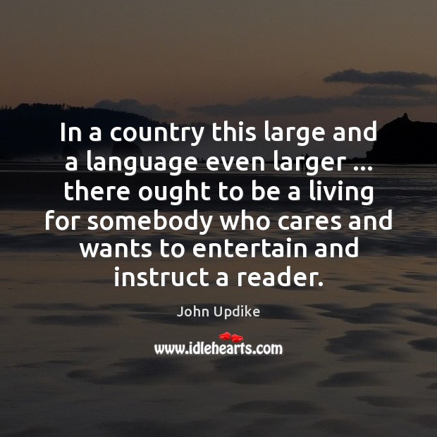 In a country this large and a language even larger … there ought Image