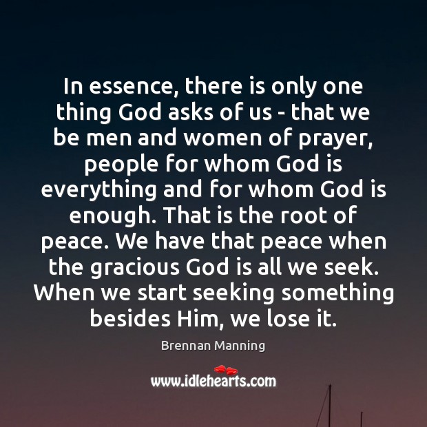 In essence, there is only one thing God asks of us – Image