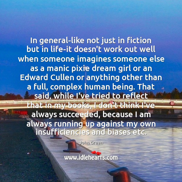 In general-like not just in fiction but in life-it doesn’t work out Image