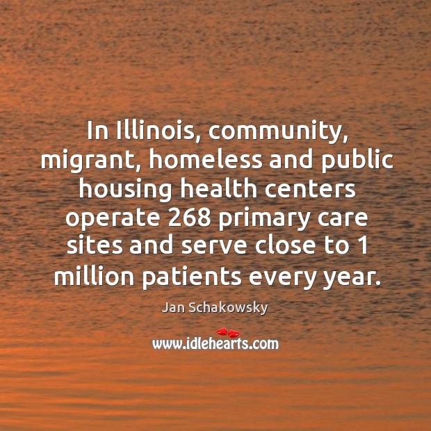 In illinois, community, migrant, homeless and public housing health centers operate 268 primary Image
