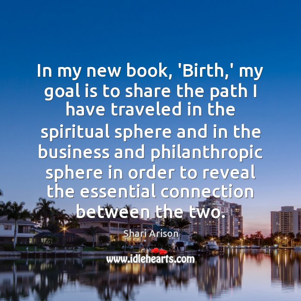 In my new book, ‘Birth,’ my goal is to share the Image