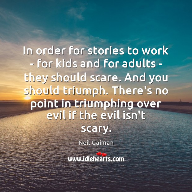 In order for stories to work – for kids and for adults Image