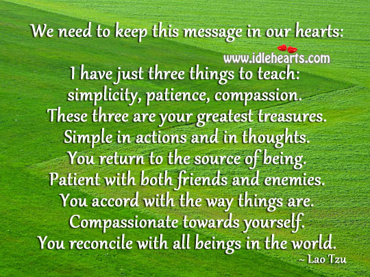 Greatest treasures of life Patient Quotes Image