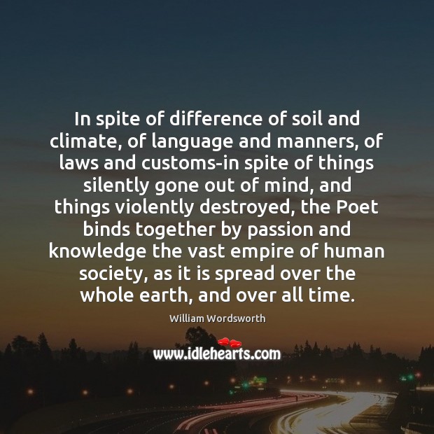 In spite of difference of soil and climate, of language and manners, Image