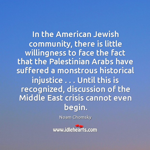 In the American Jewish community, there is little willingness to face the Image