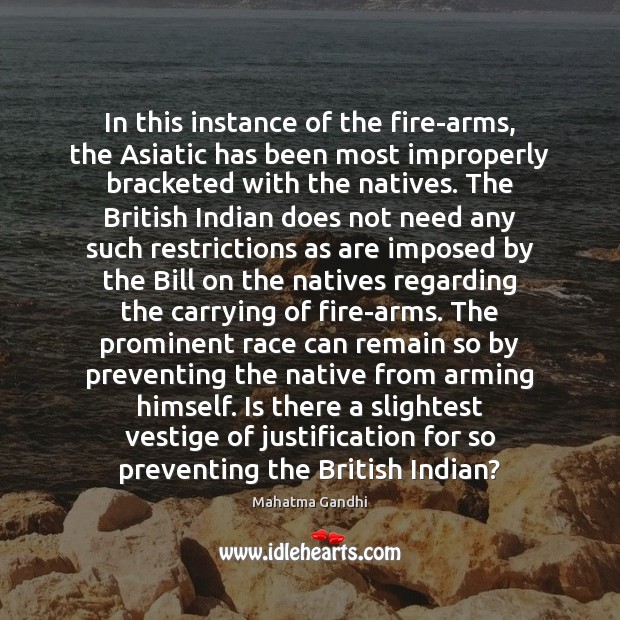 In this instance of the fire-arms, the Asiatic has been most improperly Image