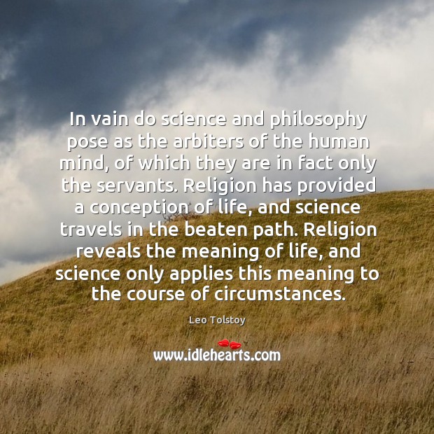 In vain do science and philosophy pose as the arbiters of the Image