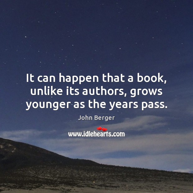 It can happen that a book, unlike its authors, grows younger as the years pass. Image