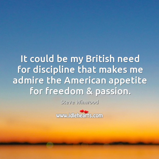 It could be my British need for discipline that makes me admire Image