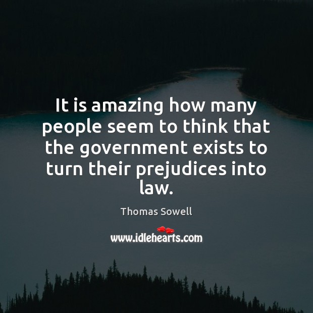 It is amazing how many people seem to think that the government Image