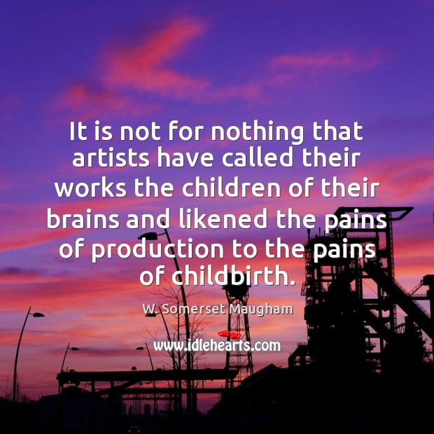 It is not for nothing that artists have called their works the Image