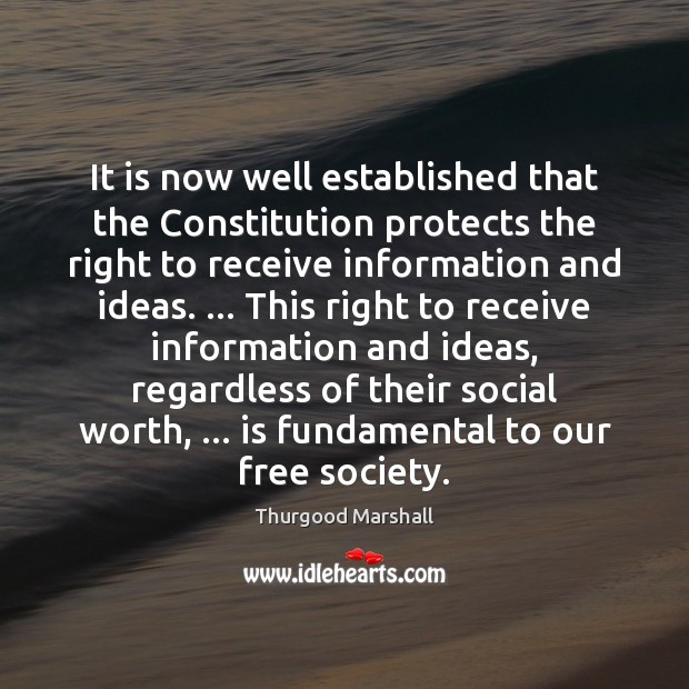 It is now well established that the Constitution protects the right to Image